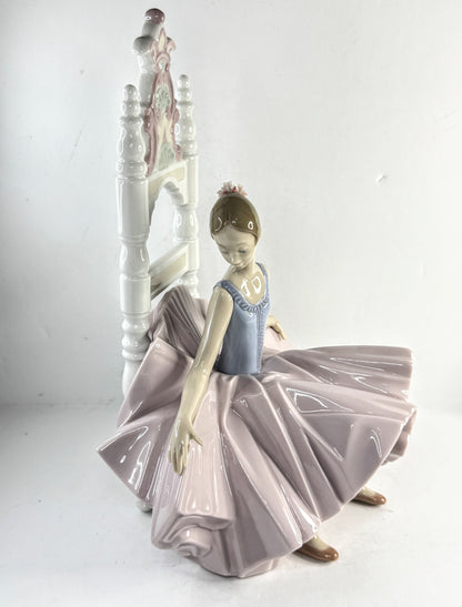 Vintage Lladró "After The Show Ballerina"Figurine 6484G Spain Mint A963
