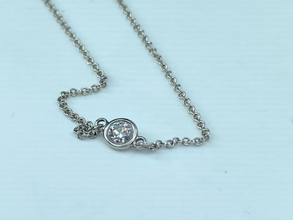 Tiffany & Co. Platinum 950 Diamond by The Yard Bracelet 7.25" 1.3g JR328