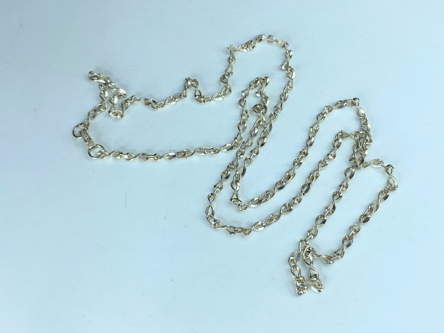 Fancy Link sterling Silver 925 Chain 30" 12.1 grams JR0039