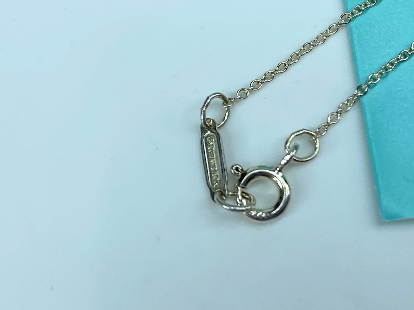 Tiffany & Co Sterling Silver Atlas Circle Necklace sterling 925 6.1g JR330