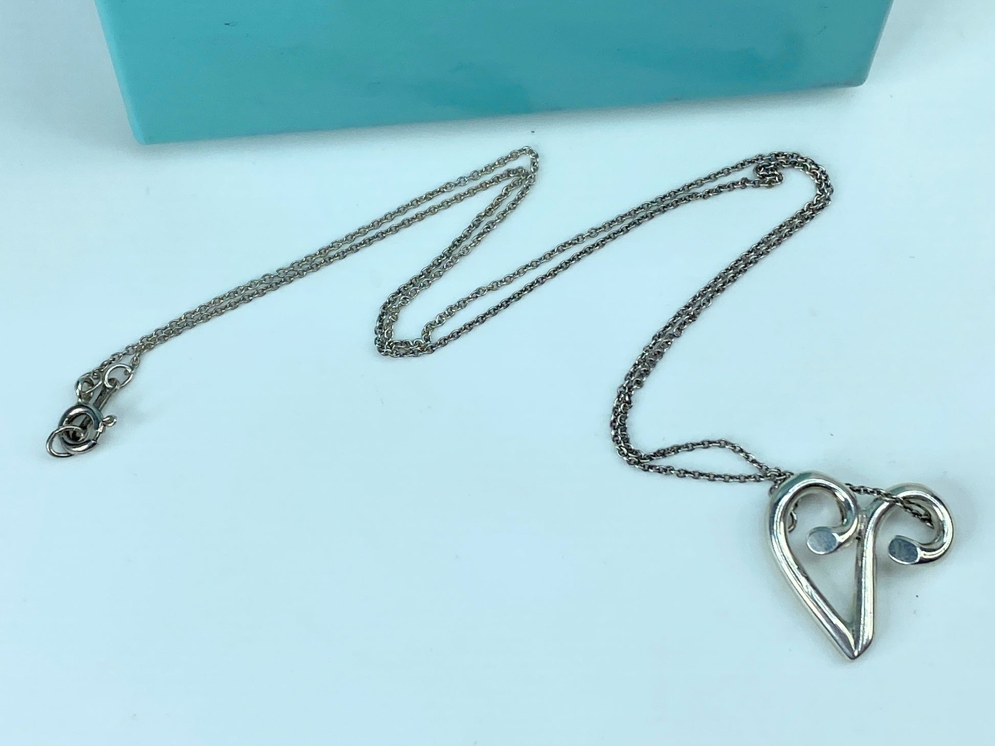 Tiffany & Co. Paloma Picasso Zodiac Aries Necklace Sterling Silver 925 JR332
