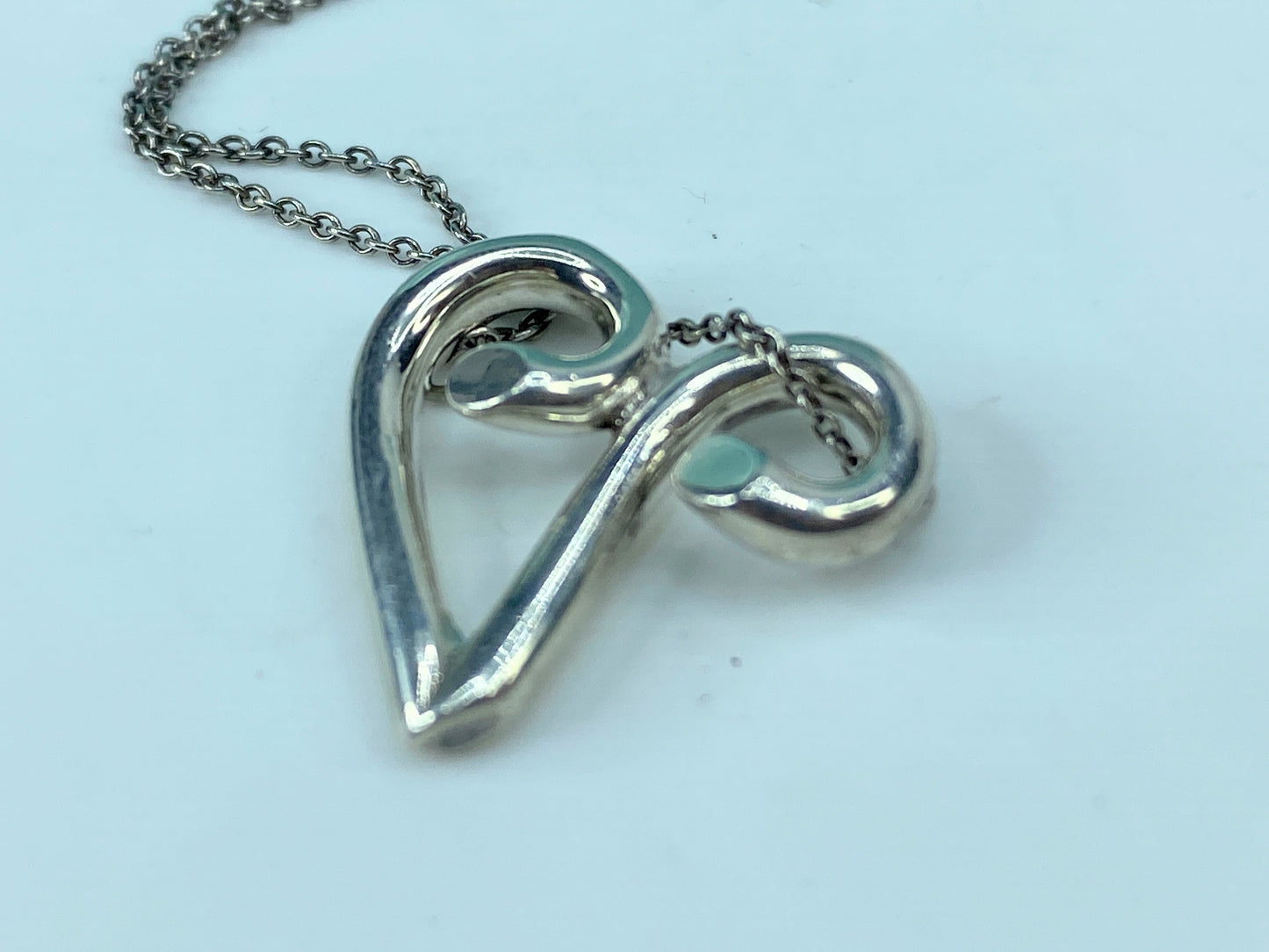 Tiffany & Co. Paloma Picasso Zodiac Aries Necklace Sterling Silver 925 JR332