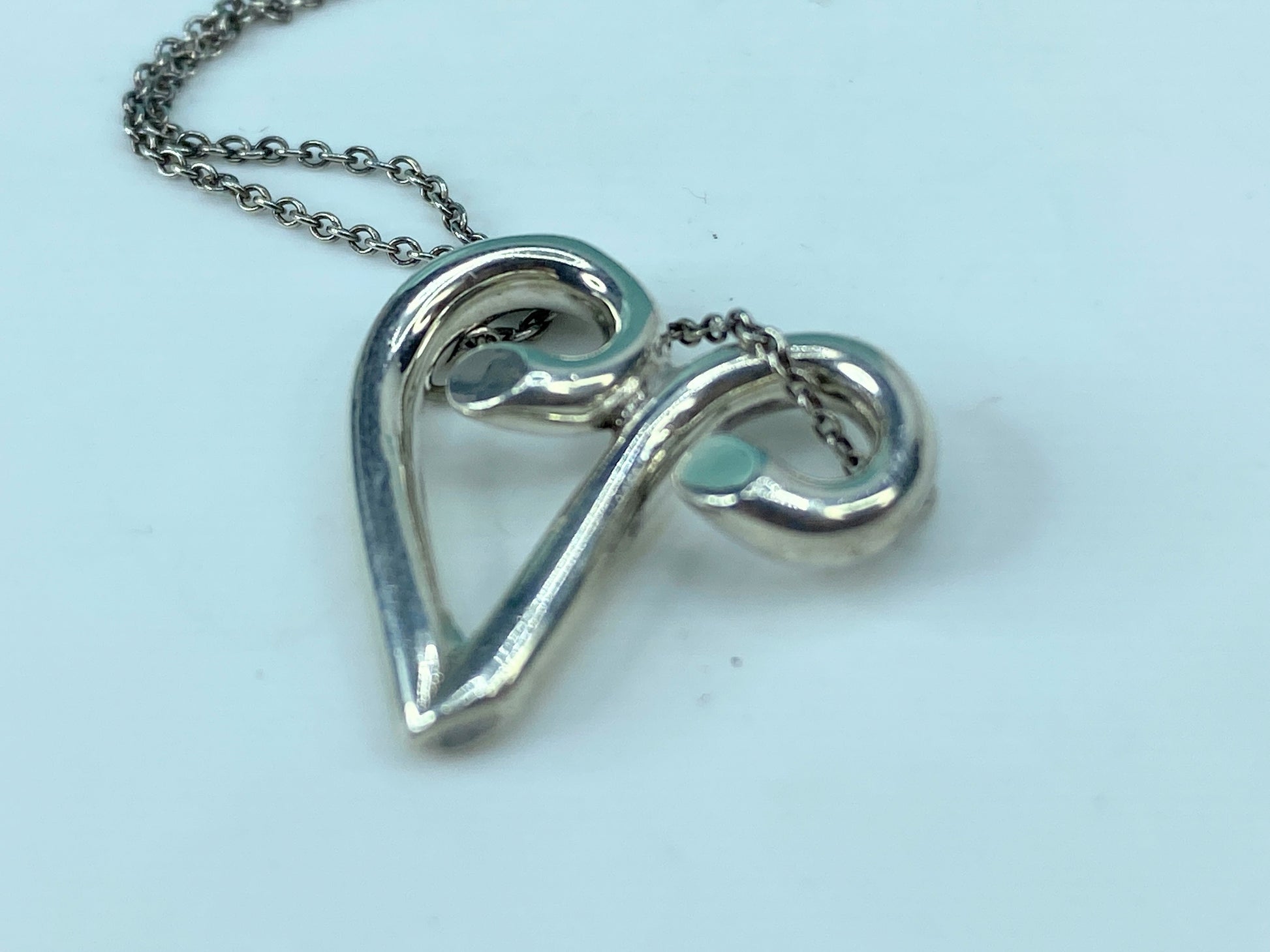 Tiffany & Co. Paloma Picasso Zodiac Aries Necklace Sterling Silver 925 JR332