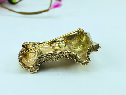 Sterling silver Cameo Opal openwork scroll pendant necklace 9.1g 24" JR995