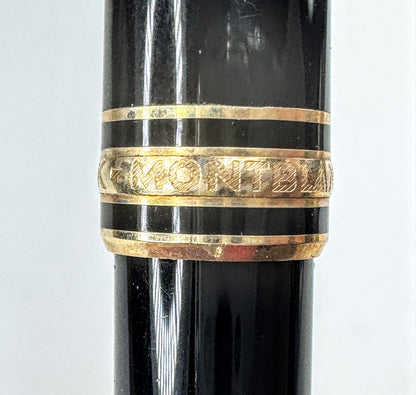Vintage Montblanc Meisterstuck Classique 144 Fountain Pen 14K Med nib SS396