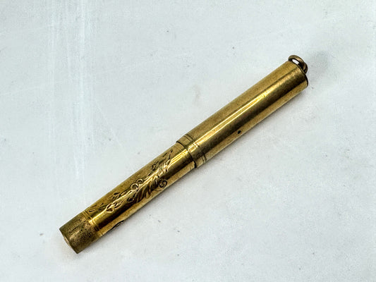 Antique Peter Pan Gold Filled Ring Top Fountain Pen SS397