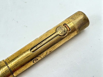 Antique Peter Pan Gold Filled Ring Top Fountain Pen SS397