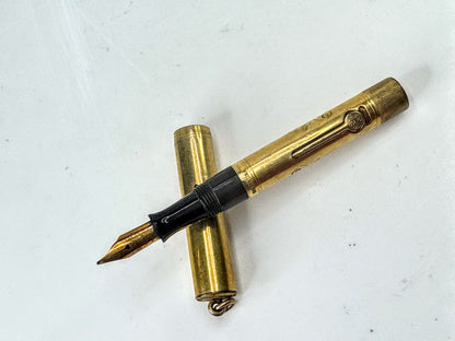 Antique Peter Pan Gold Filled Ring Top Fountain Pen SS397