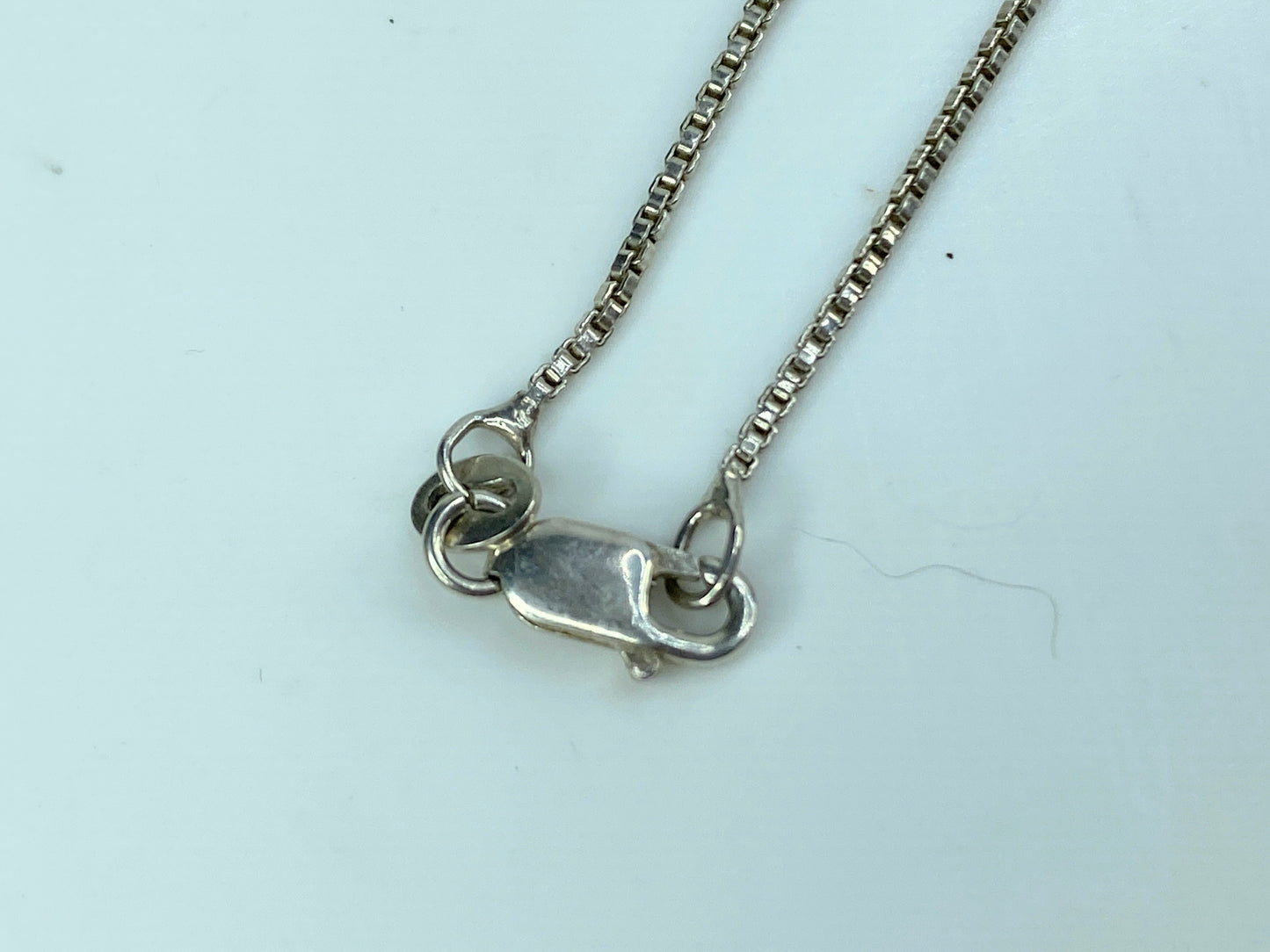 Sterling silver Cameo Opal openwork scroll pendant necklace 9.1g 24" JR995