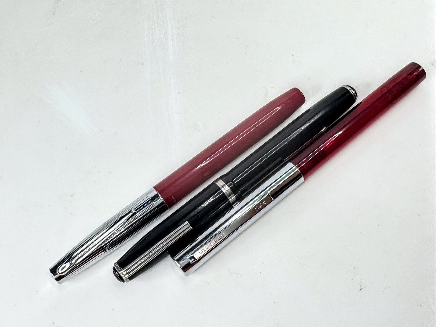 Vintage Sheaffer Skripsert Cartridge Fountain Pen Lot 3 Piece Set SS401