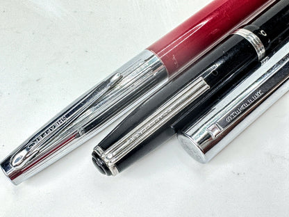 Vintage Sheaffer Skripsert Cartridge Fountain Pen Lot 3 Piece Set SS401
