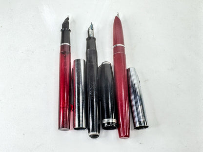Vintage Sheaffer Skripsert Cartridge Fountain Pen Lot 3 Piece Set SS401