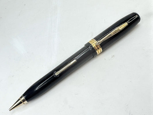 Vintage WASP Sheaffer Black 1930s Fountain Pen Pencil Combo #4 USA Nib SS403