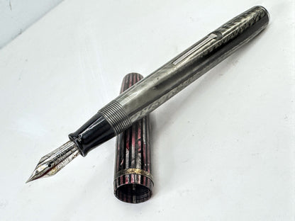 Vintage Esterbrook Two-Tone Lever Fountain Pen #2668 Firm Medium Nib SS404