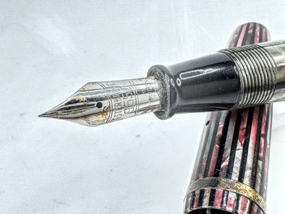 Vintage Esterbrook Two-Tone Lever Fountain Pen #2668 Firm Medium Nib SS404