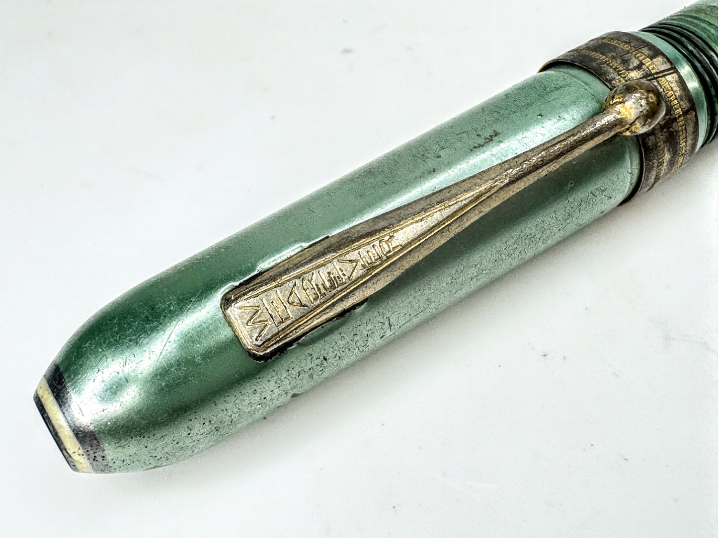 Vintage Sterling Silver Fountain Pen and Mechanical Pencil Set SS405