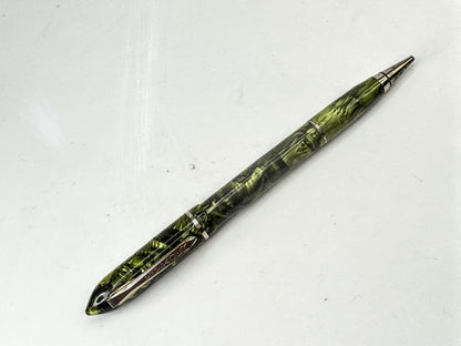 Vintage Dur-O-Lite Green Celluloid Fountain Pen Pencil Combo SS407