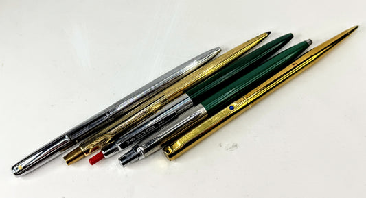 Vintage Parker and Olympia Ballpoint Pen Assortment Set SS411