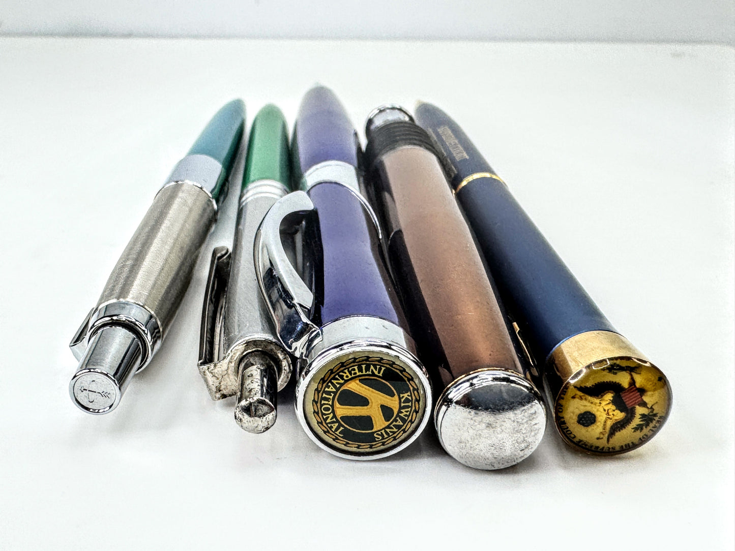 Vintage Mixed Ballpoint Pen Lot Parker Supreme Court Lockheed United SS414