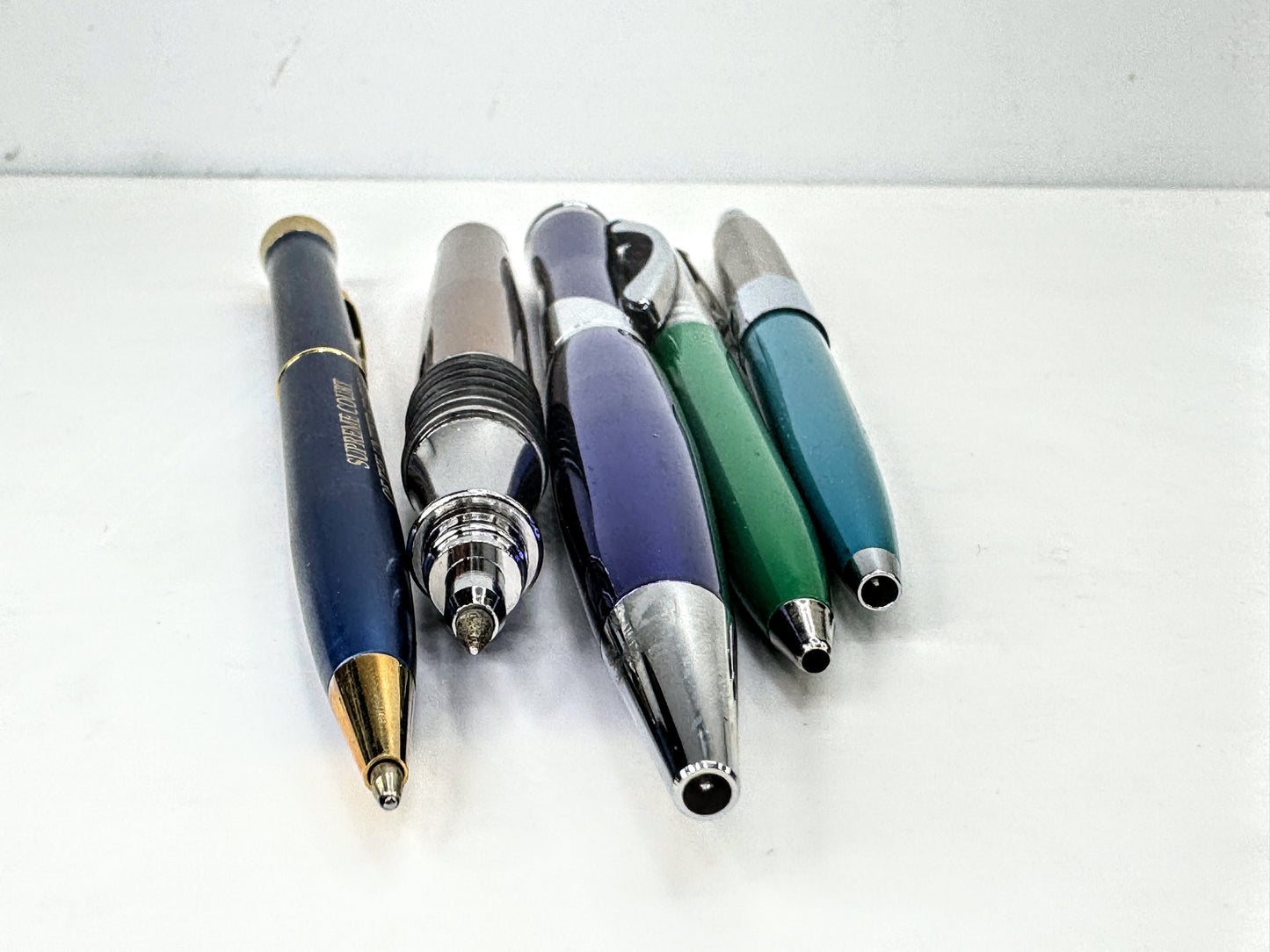 Vintage Mixed Ballpoint Pen Lot Parker Supreme Court Lockheed United SS414