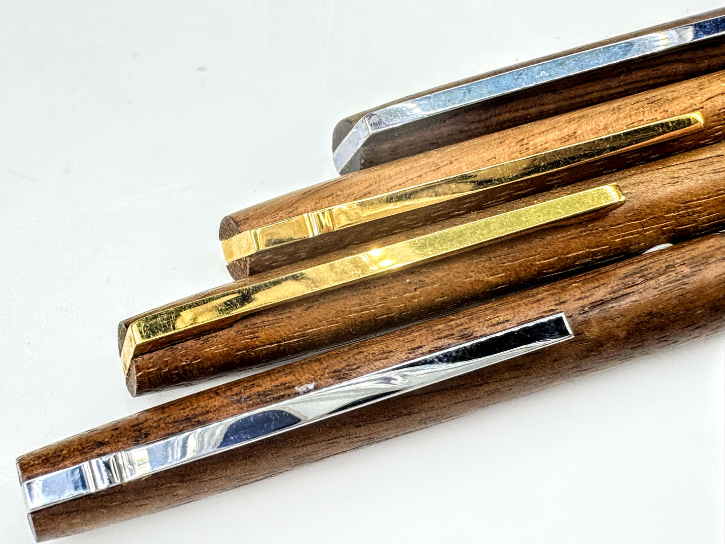 Vintage Dallmayr Wooden Writing Set 2 Pens & 2 Pencils Lot SS415