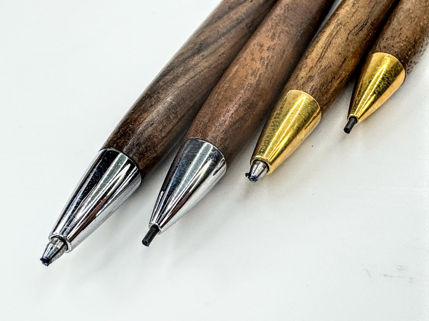 Vintage Dallmayr Wooden Writing Set 2 Pens & 2 Pencils Lot SS415