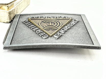 Vintage Chevrolet Certified Technician Belt Buckle with Box SS426
