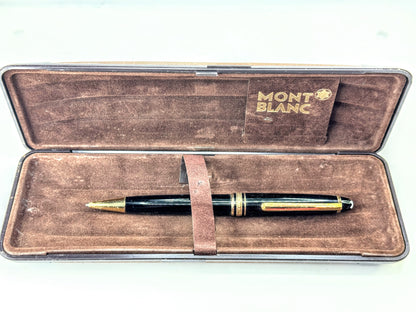 Vintage Montblanc Meisterstück Classique 164 Black Gold Ballpoint Box SS427