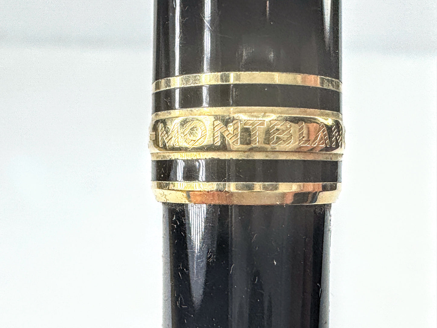Vintage Montblanc Meisterstück Classique 164 Black Gold Ballpoint Box SS427