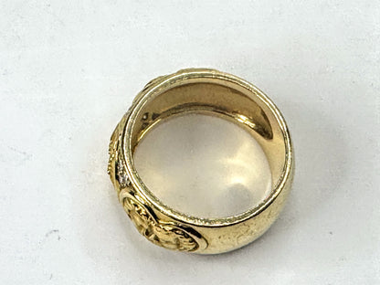 Vintage Carrera y Carrera 18K Romeo & Juliet Diamond Ring box/paperwork JR1667