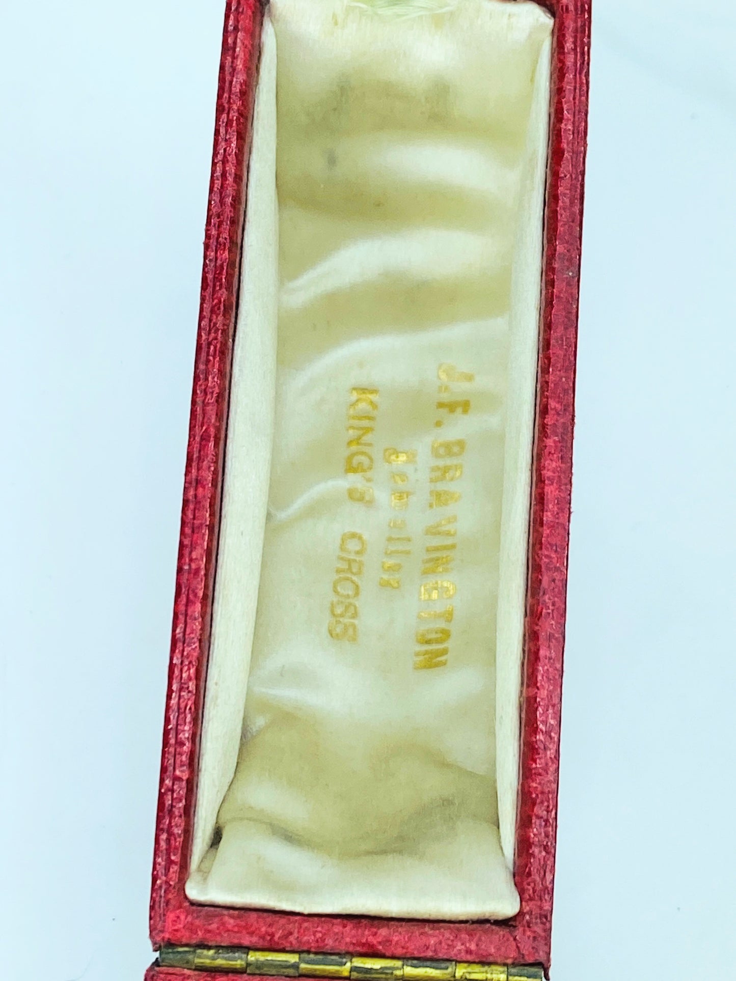 Antique 9ct Gold Textured Lovers Knot Bangle Bracelet in original box JR1031