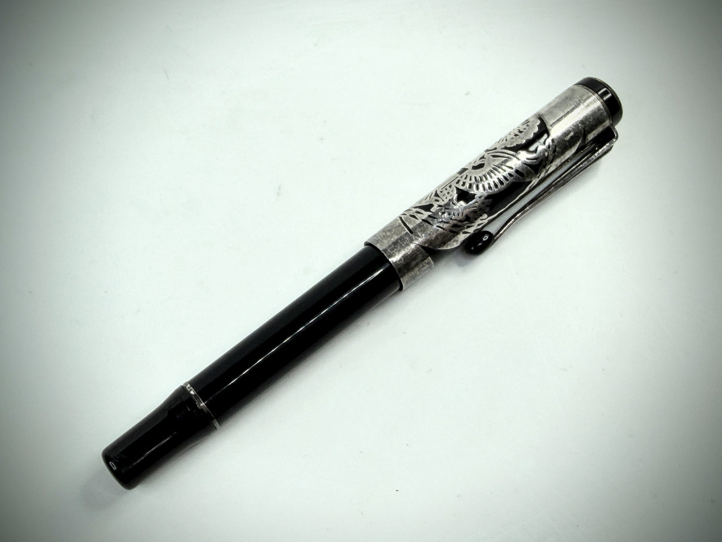 Vintage Sterling Silver Eagle Ballpoint Pen Made in U.S.A. SS304