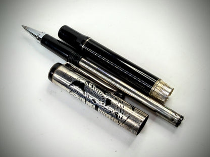 Vintage Sterling Silver Eagle Ballpoint Pen Made in U.S.A. SS304