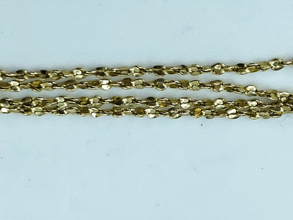 14K Gold Round Locket Pendant Necklace 18” Delicate Chain Vintage Style JR1218