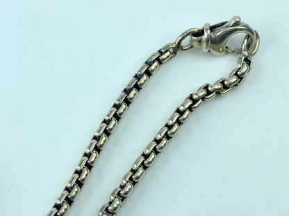 David Yurman Sterling Silver and 18K Yellow Gold Peridot Cookie Necklace JR369