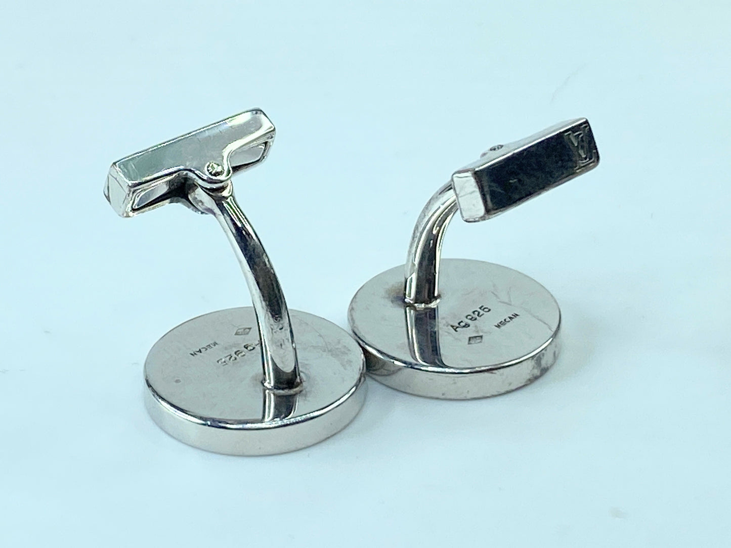 Louis Vuitton Boutons De Manchette Fleur Monogram Cuffs + Damier Case GS414