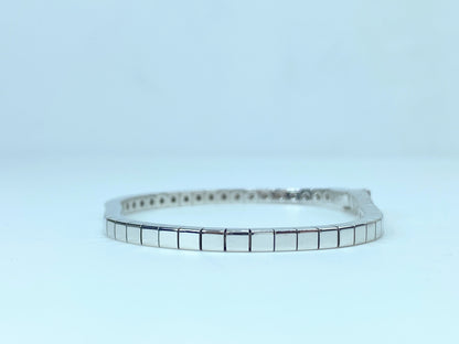 Cartier Lanieres Bracelet in 18K White Gold 16.1g 6.5" JR9339