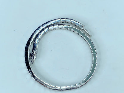 Cartier Lanieres Bracelet in 18K White Gold 16.1g 6.5" JR9339