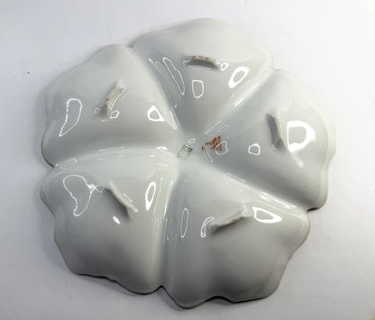 Antique Limoges T&V France Oyster Plate Hand Painted Gilt A898