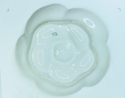 1890 Charles Field Haviland GDM 6 well gold tassel trim oyster plate A442