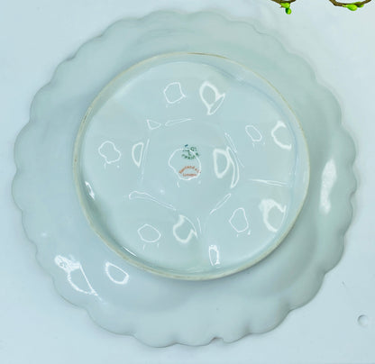 Haviland & Co. Limoges France Oyster Plate Ranson Shape shell pink A443