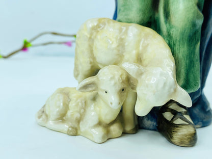 Goebel Hummel 7” Standing Shepherd With Sheep Nativity Figurine TMK-4 A445