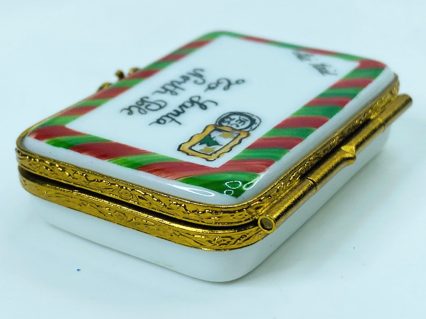 Letter to Santa at the North Pole Limoges Box (Artoria) A448