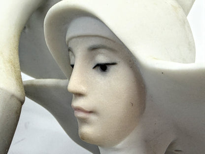 Lladró 4611 Nuns Figurine Light Blue Rosary Porcelain Spain satin finished A908