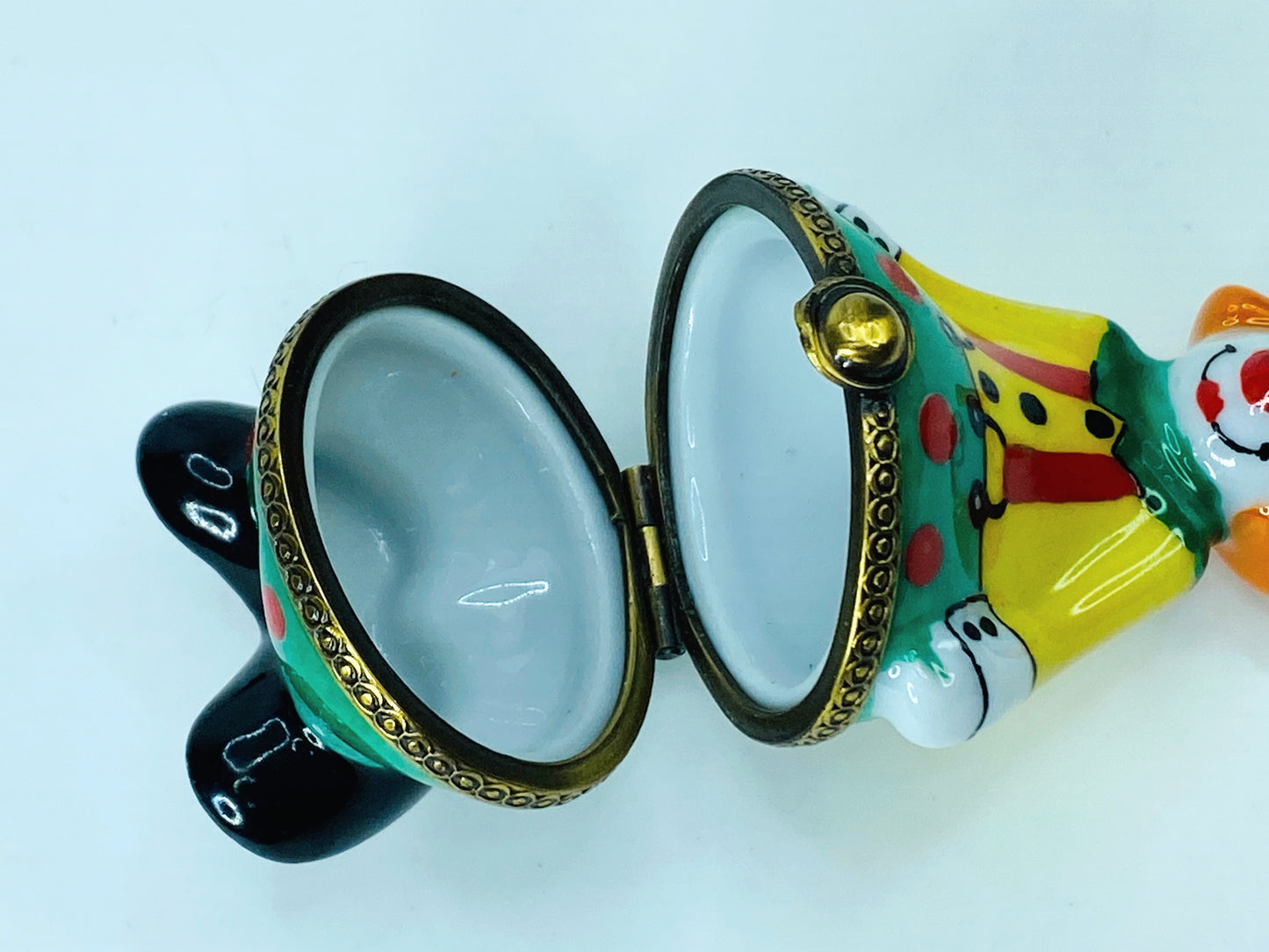 Numbered Clown Limoges Box for Collectors by Retired Limoges ML A458