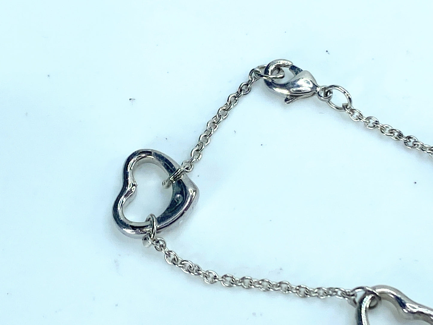 Elsa Peretti® Open Heart Bracelet Tiffany sterling bracelet  7.5" JR9158