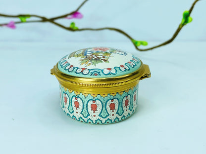 Halcyon Days English Enamels A Year to Remember 1992 Trinket Box A465