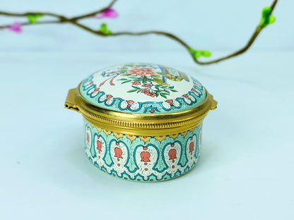 Halcyon Days English Enamels A Year to Remember 1992 Trinket Box A465