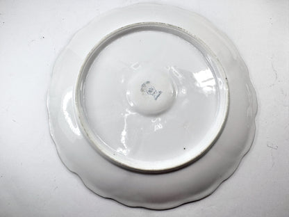 Antique Nippon Morimura Pink Floral Porcelain Six Well Oyster Plate A971