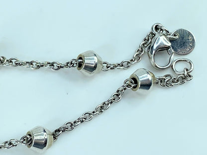 Tiffany & Co Silver Barrel Bead by the Yard Bracelet A Gift Love 7.1g JR9971